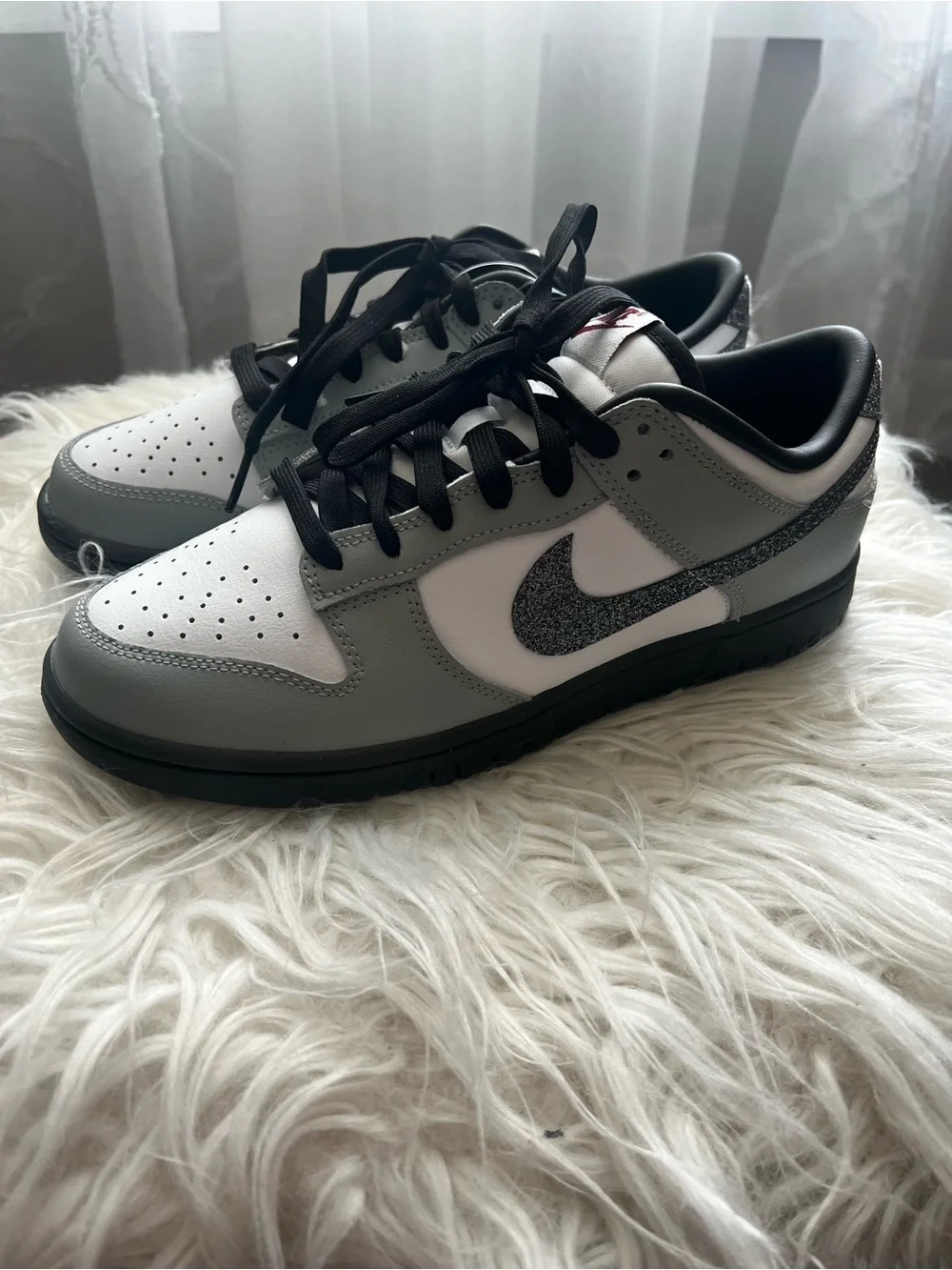 Women’s Nike Dunk Low “Glitter Swoosh”